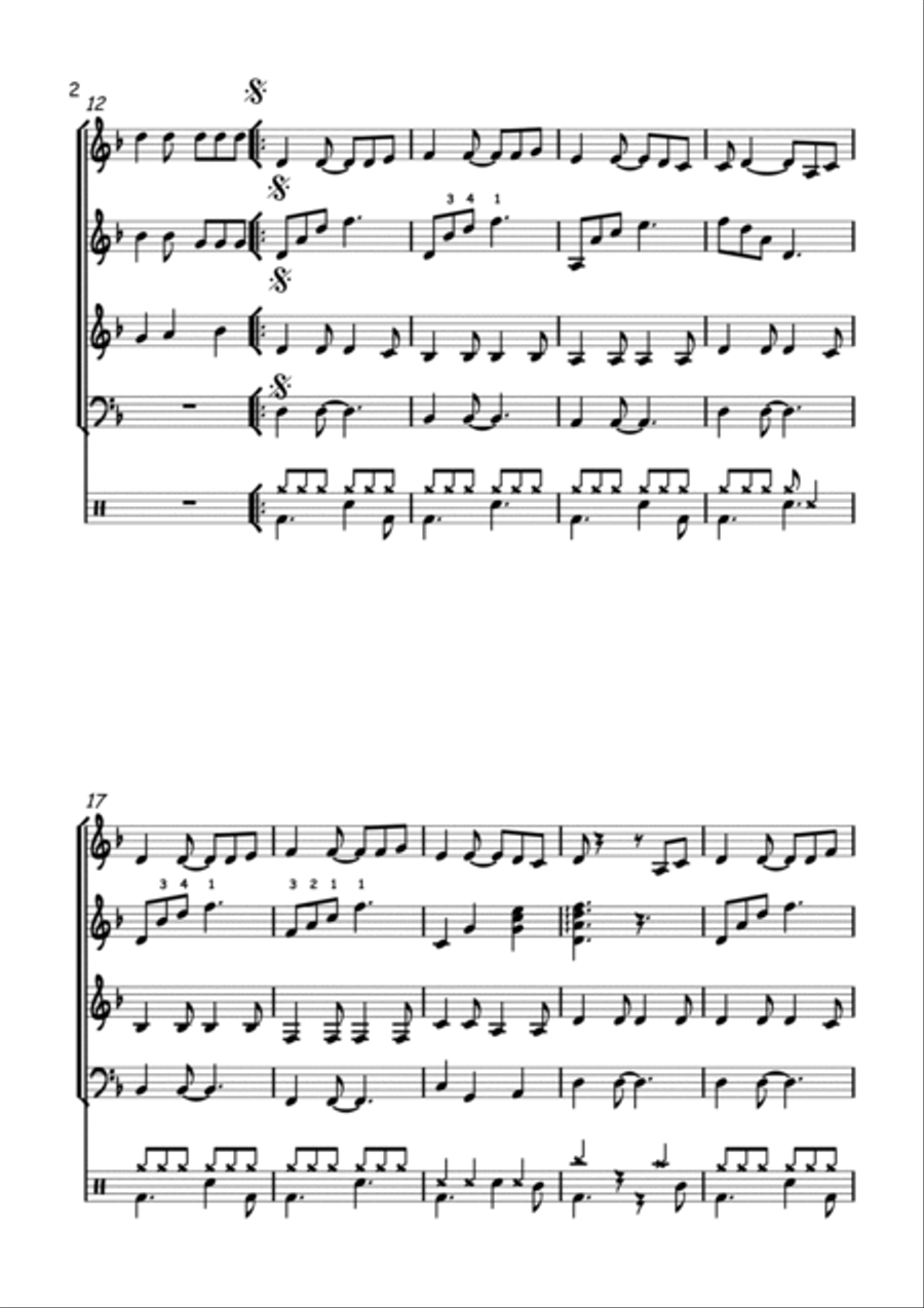 Pirates Of The Caribbean Guitar Ensemble scores gallery preview page 2