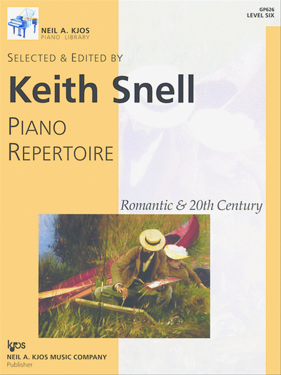 Piano Repertoire: Romantic & 20th Century, Level 6 Piano Method scores gallery preview page 1