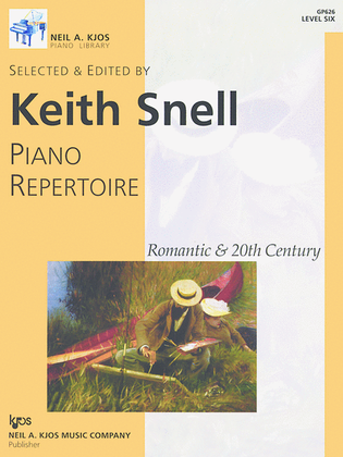 Book cover for Piano Repertoire: Romantic & 20th Century, Level 6