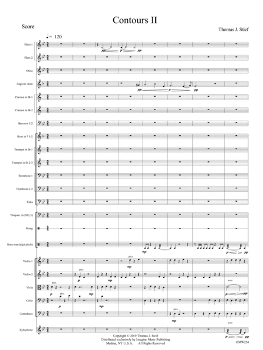Contours II Orchestra scores gallery preview page 4