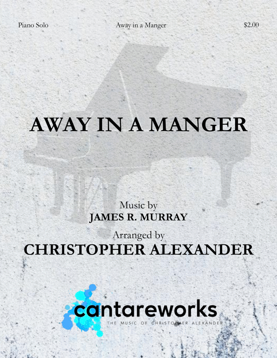 Away in a Manger Piano Solo scores gallery preview page 1