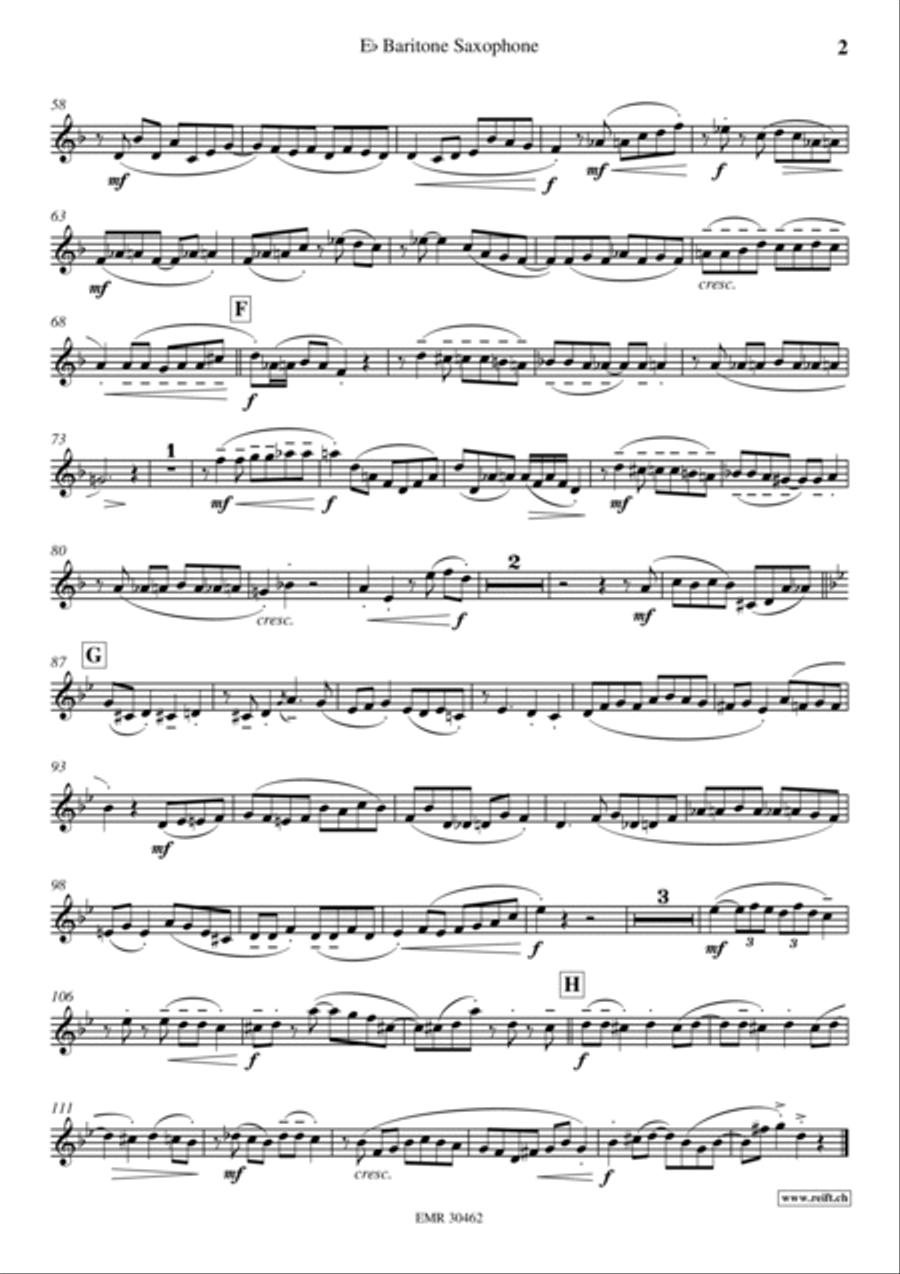 The Crave The Crave Baritone Saxophone scores gallery preview page 3