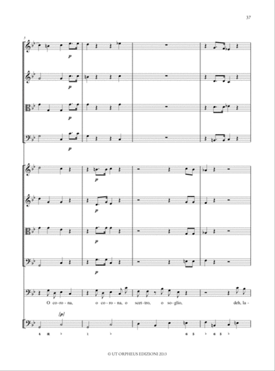 La profezia d’Eliseo nell’assedio di Samaria (Modena 1686). Critical Edition Choir scores gallery preview page 10