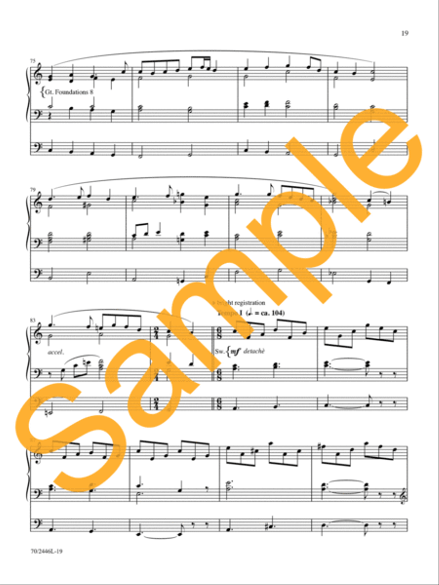 All Glory Be to Christ All Glory Be to Christ Organ Solo scores gallery preview page 15