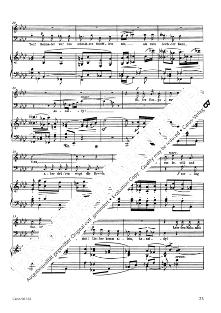 Vom Goldenen Horn 4-Part scores gallery preview page 26