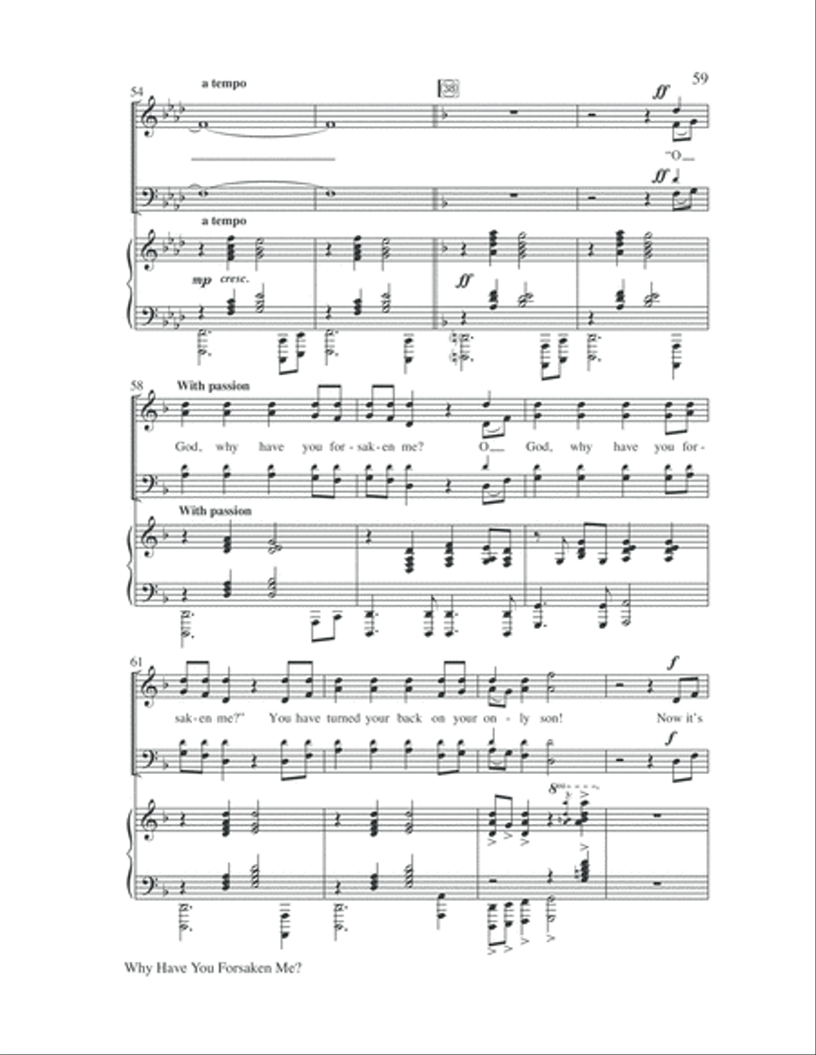 The Seven Last Days 4-Part scores gallery preview page 63