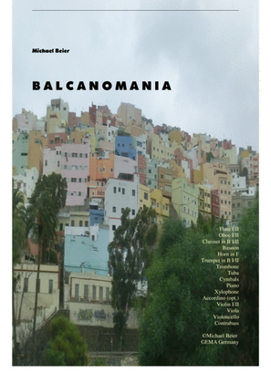 BALCANOMANIA full orchestral score and parts