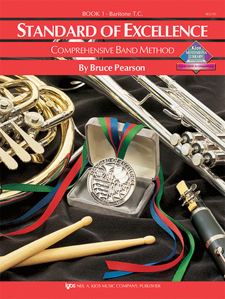 Book cover for Standard of Excellence Book 1, Baritone T.C.