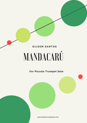 Book cover for MANDACARÚ - for Piccolo Trumpet Solo