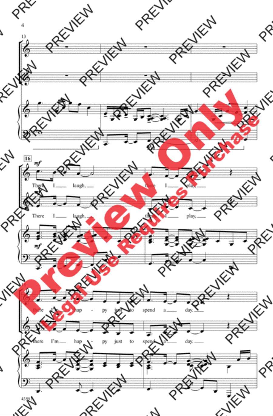 In the Arms of an Oak 2-Part scores gallery preview page 4