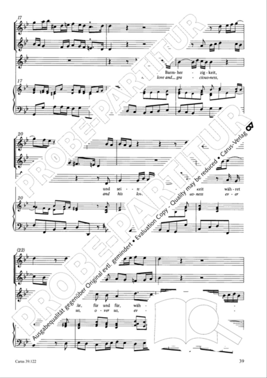 All my spirit exalts (With my spirit I praise the Lord) 4-Part scores gallery preview page 40