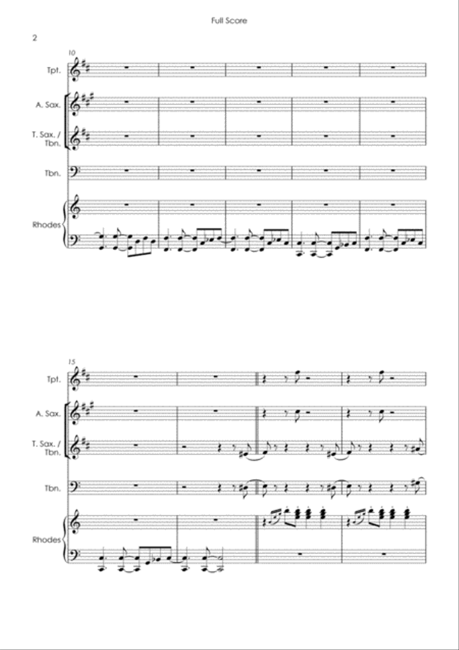 Rehab Tenor Saxophone scores gallery preview page 4