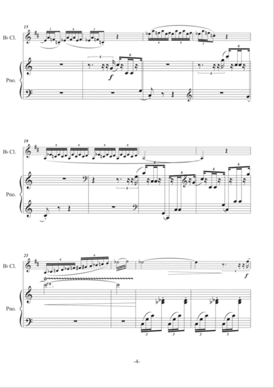 Turn, little Wheel, turn Clarinet Solo scores gallery preview page 4