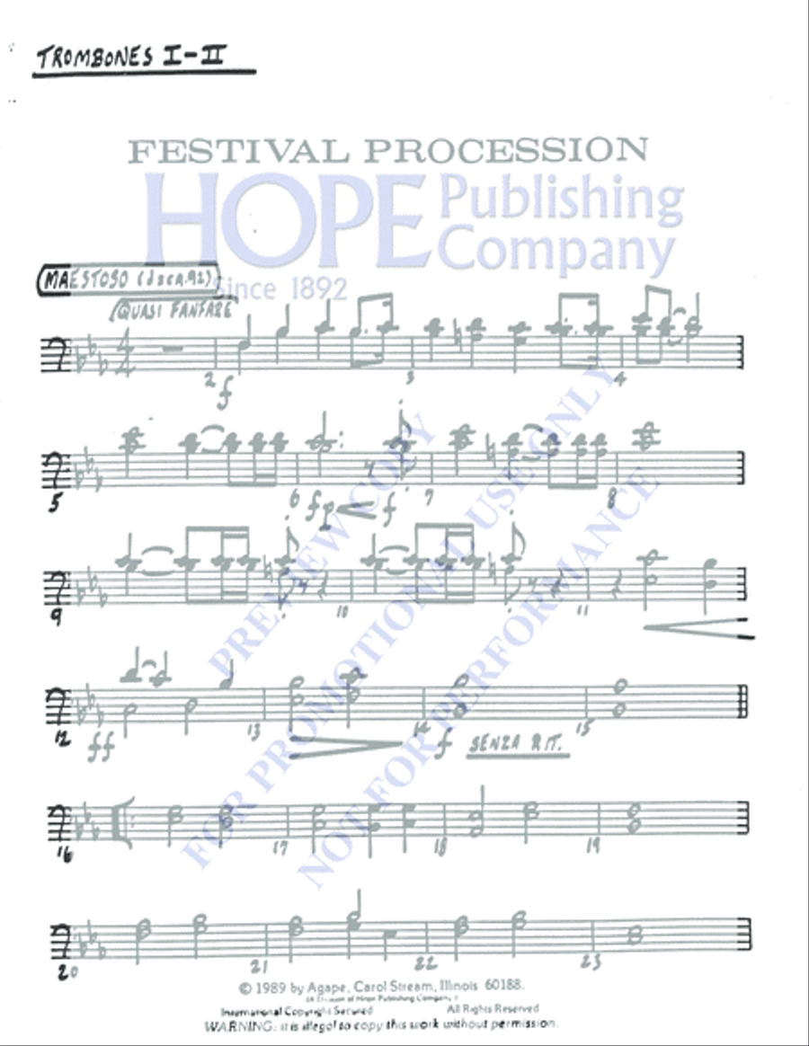Festival Procession 5-Octaves scores gallery preview page 9
