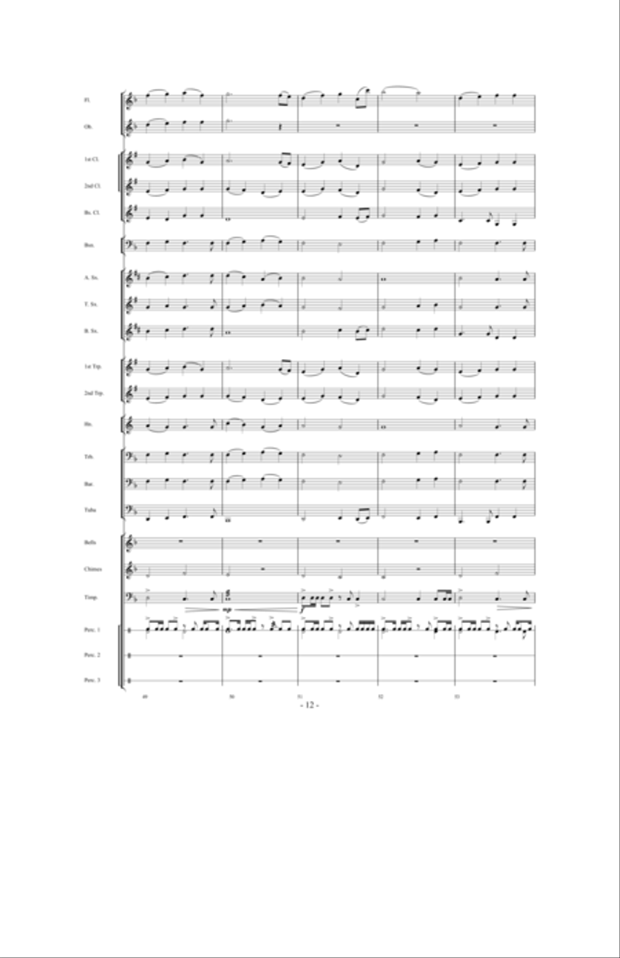 The Black Eagles Concert Band scores gallery preview page 11