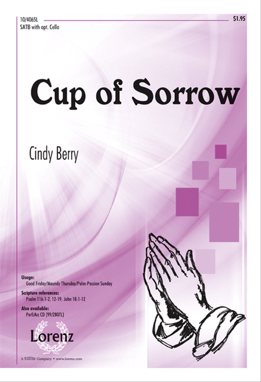 Cup of Sorrow 4-Part scores gallery preview page 1