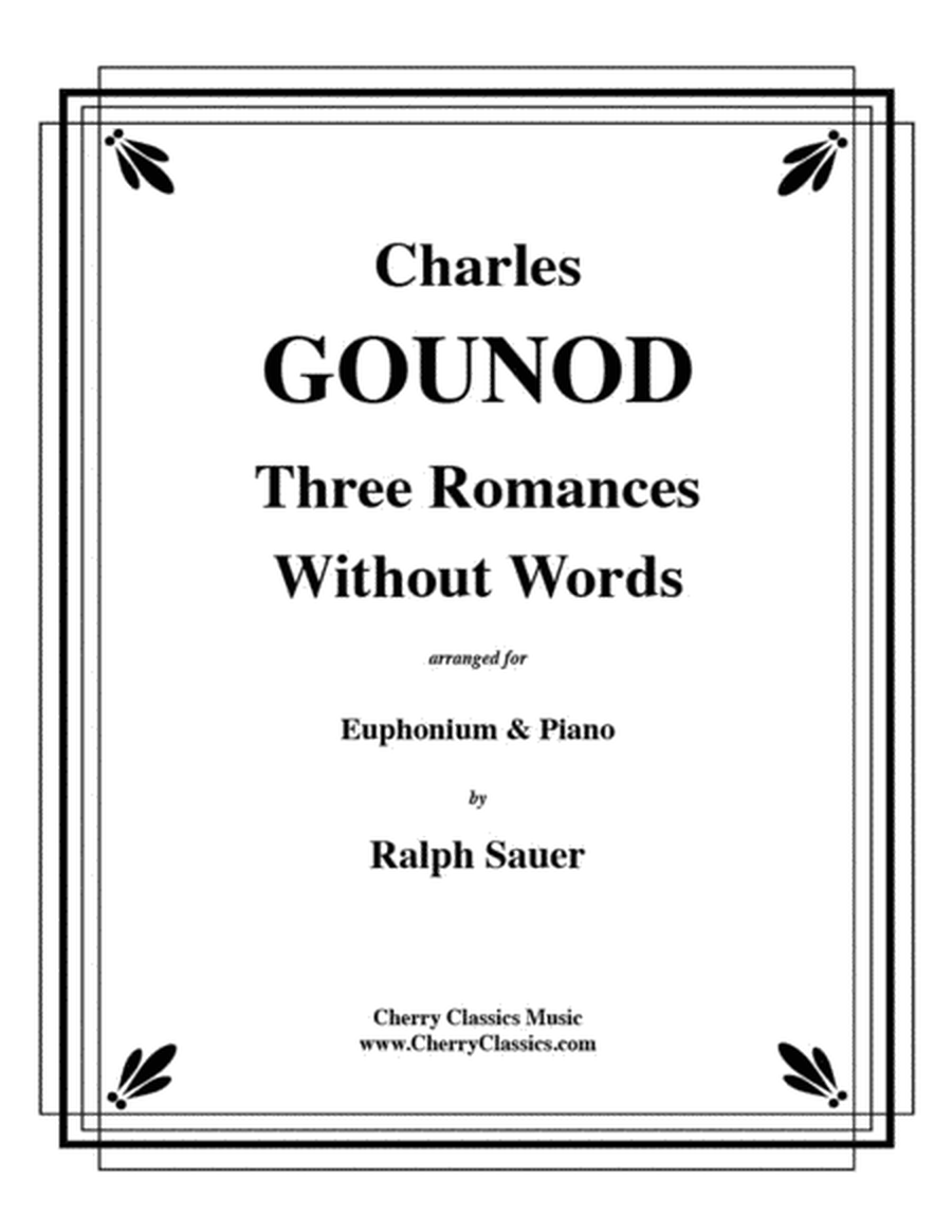 Three Romances Without Words for Euphonium & Piano