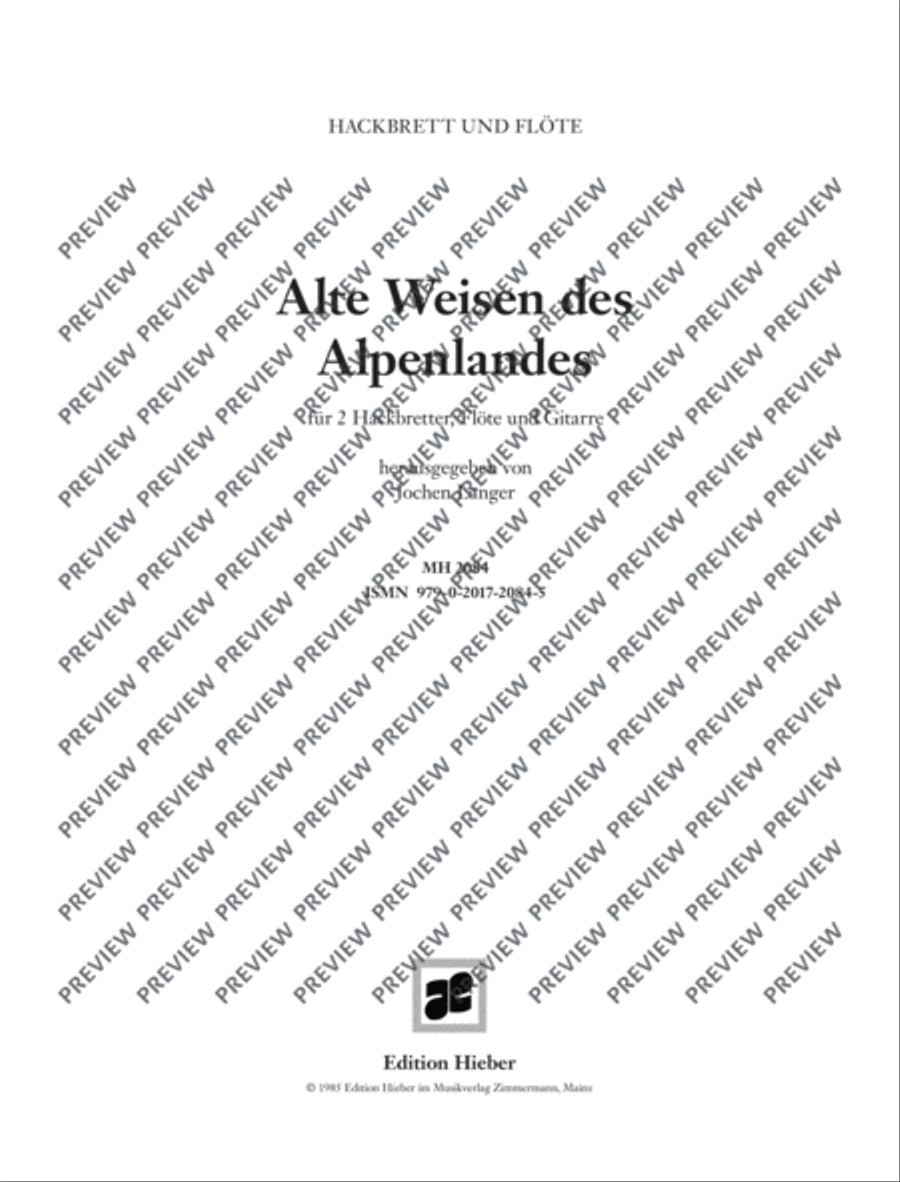 Hackbrett und Flöte Hackbrett und Flöte Flute scores gallery preview page 2