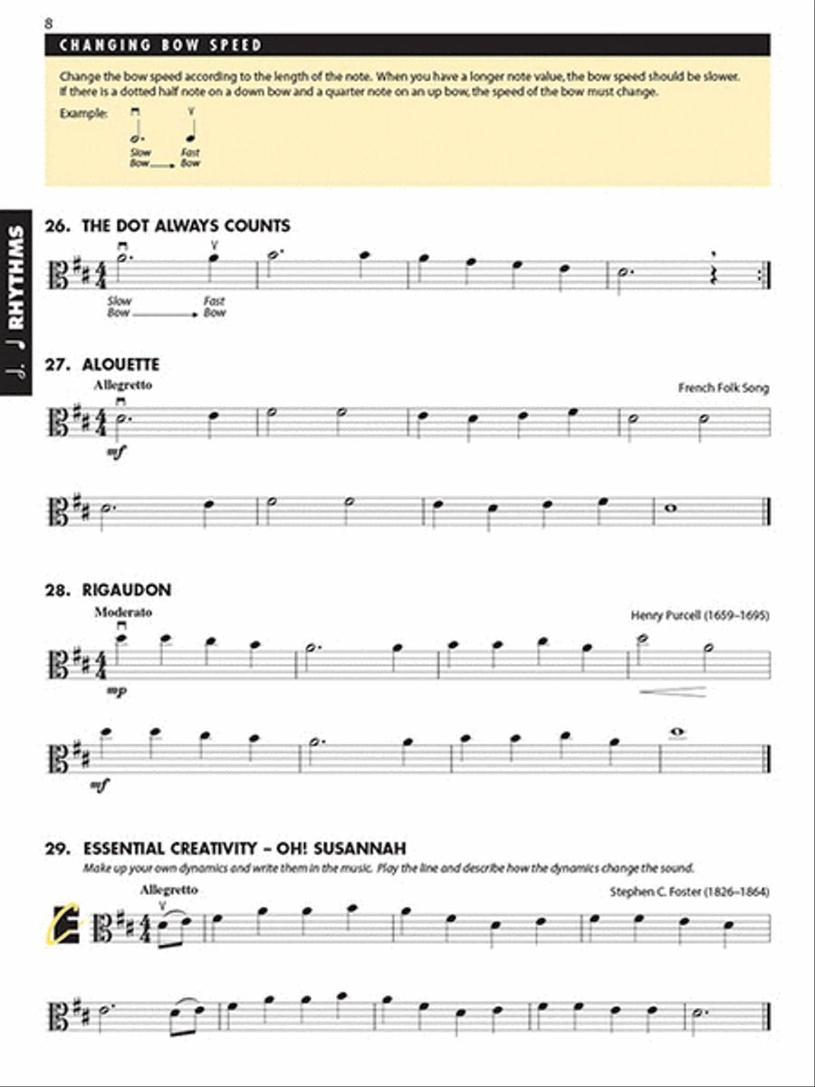 Essential Elements for Strings – Book 2 with Online Resources String Orchestra scores gallery preview page 3