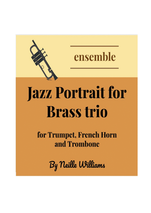 Book cover for Jazz Portrait for Brass Trio