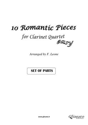 10 Romantic Pieces for Clarinet Quartet (set of parts)