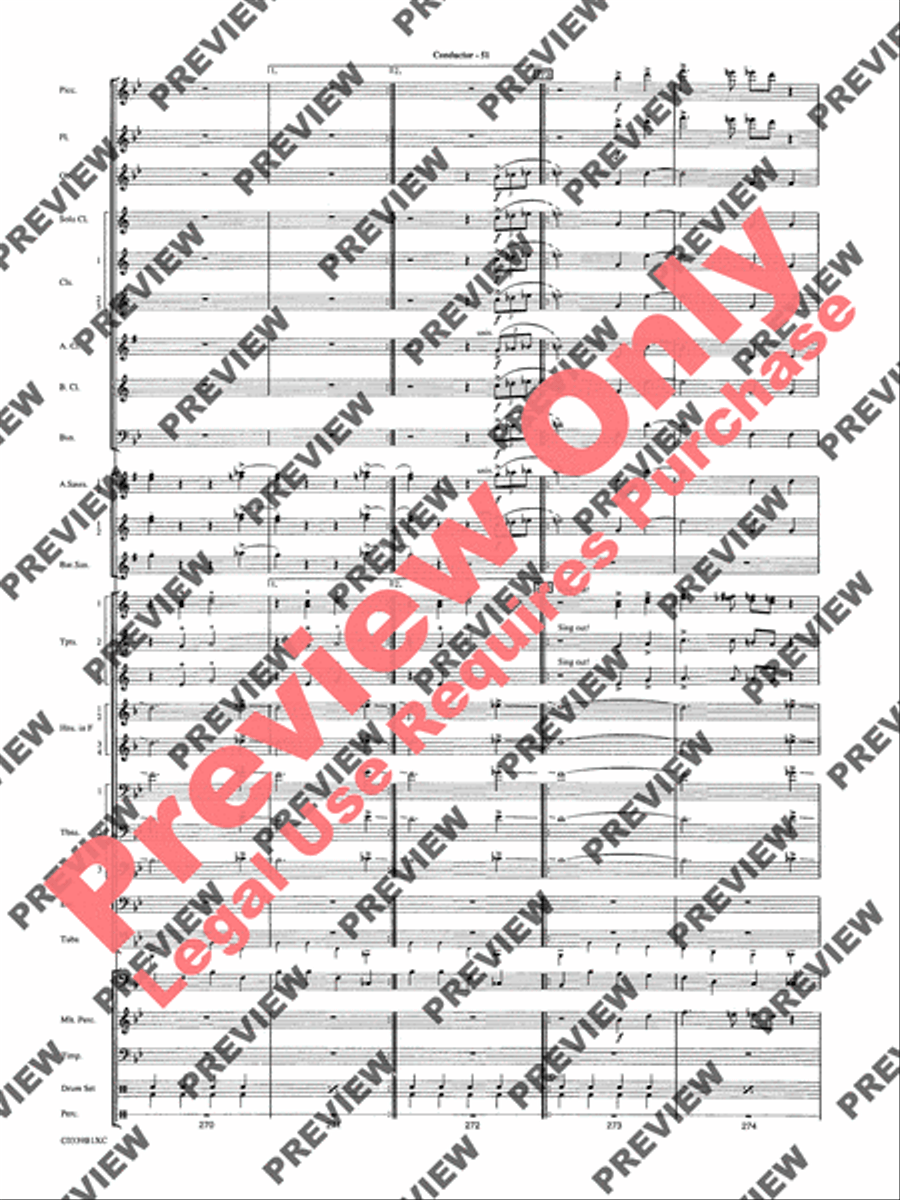In the Miller Mood In the Miller Mood Concert Band scores gallery preview page 54