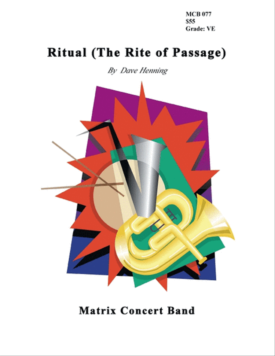 Ritual (The Rite of Passage) Concert Band scores gallery preview page 1