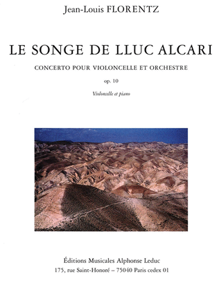 Book cover for Le Songe De Lluc Alcari Op.10 (cello & Piano)