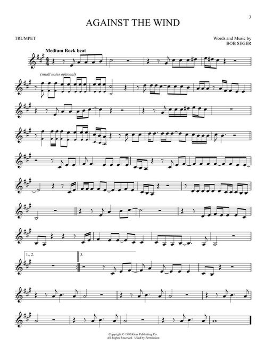 101 Simple Songs Trumpet Solo scores gallery preview page 4