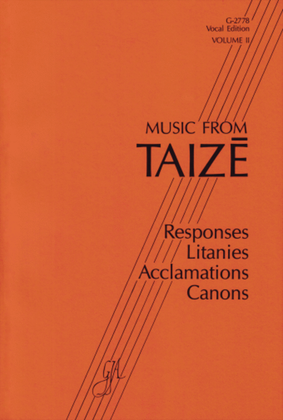 Book cover for Music from Taizé - Volume 2, People's edition