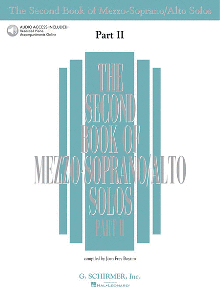 The Second Book of Mezzo-Soprano Solos Part II Mezzo-Soprano Voice scores gallery preview page 2