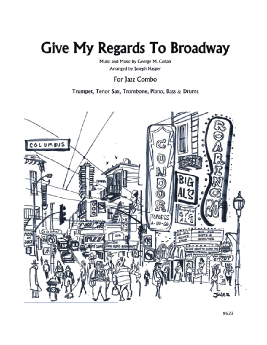 Give My Regards To Broadway (Jazz Combo) Jazz Ensemble scores gallery preview page 1