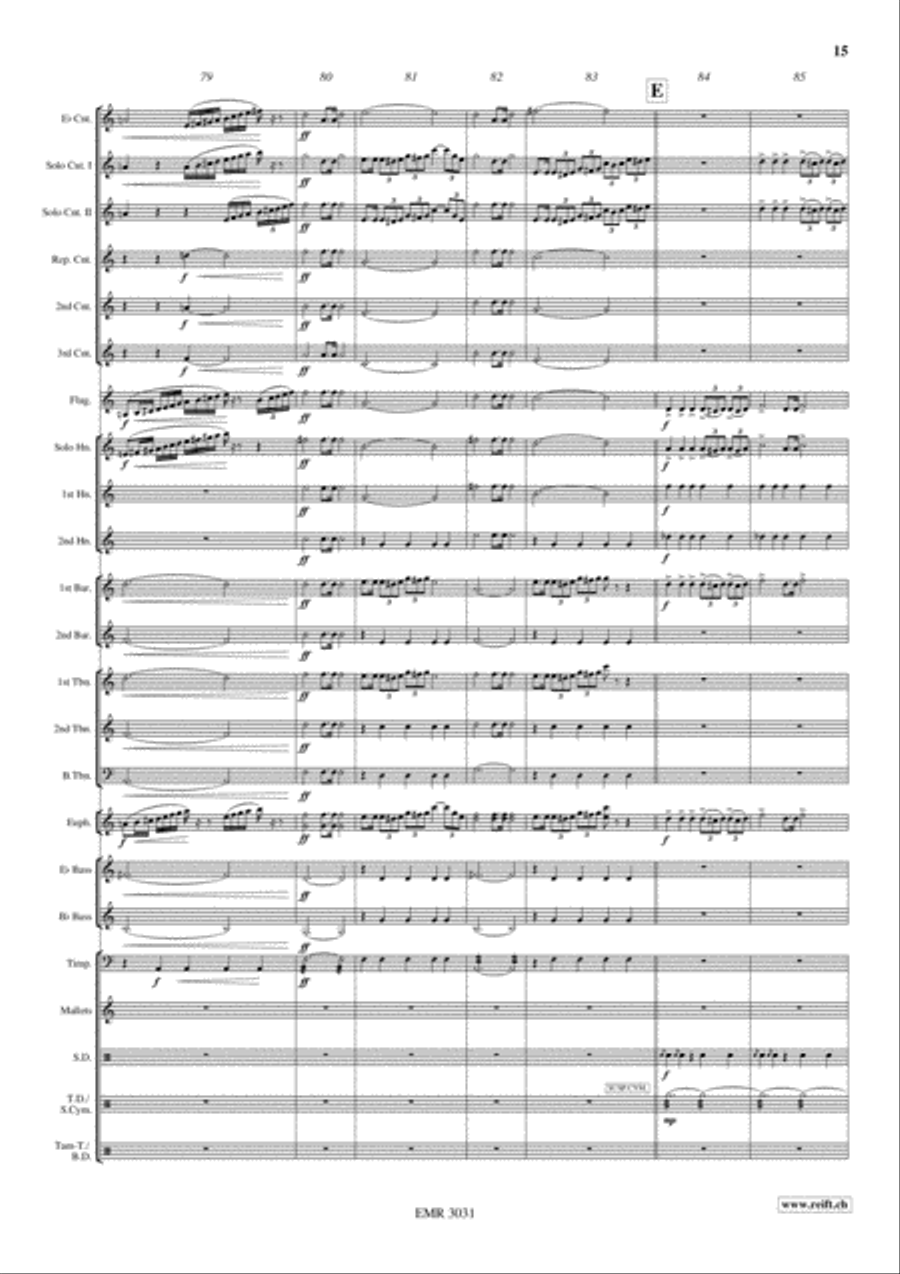 Mars Brass Band scores gallery preview page 16