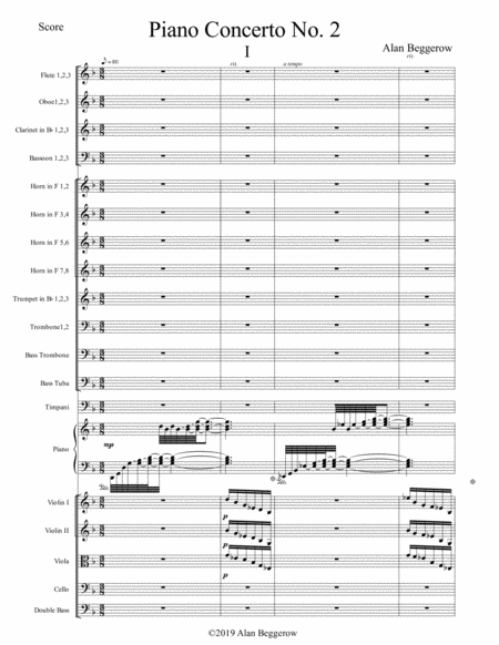 Piano Concerto No. 2 (score only)