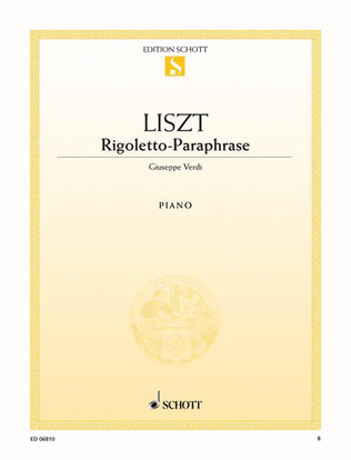 Book cover for Rigoletto-Paraphrase
