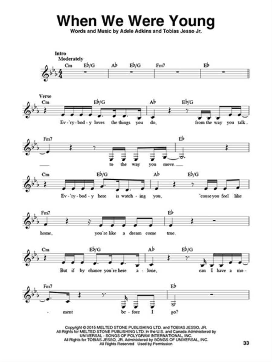 Adele Adele Voice scores gallery preview page 5