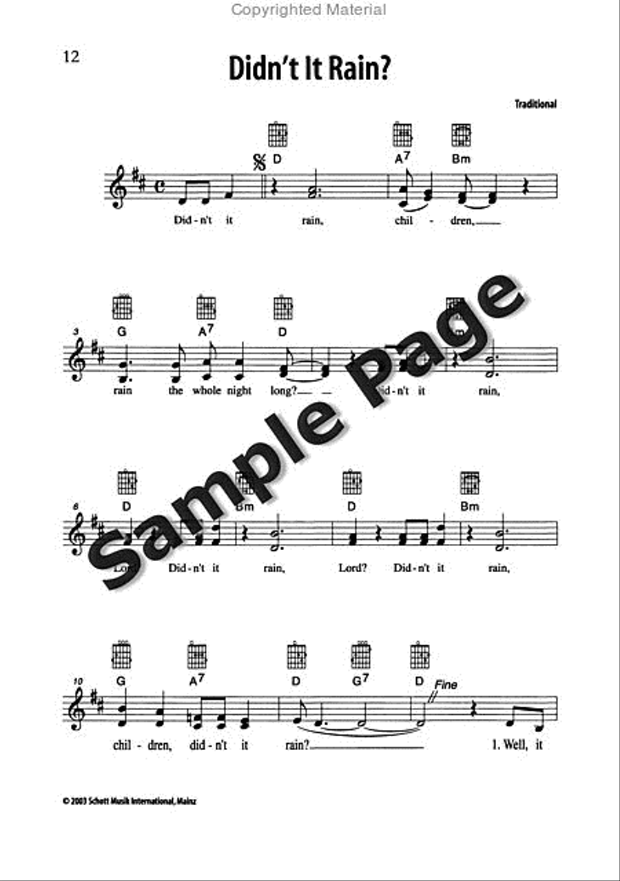 Best of Spirituals & Gospels Acoustic Guitar scores gallery preview page 13