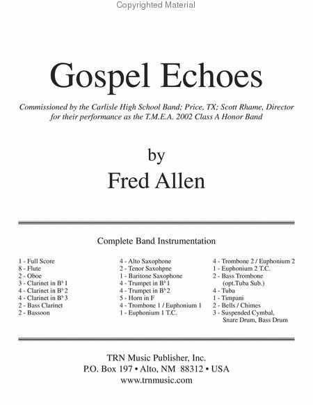 Gospel Echoes image number null