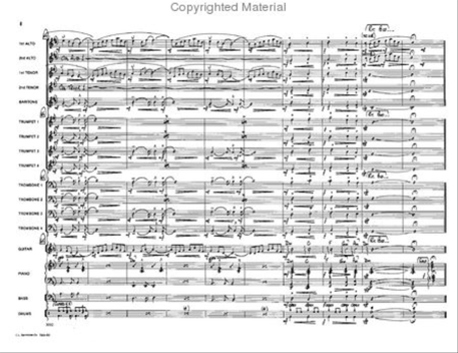 Alien Jazz Ensemble scores gallery preview page 9