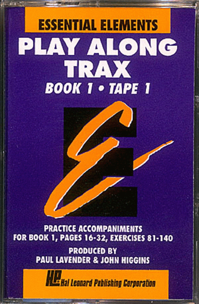 Essential Elements Book 1 (Cassette 1) - Play Along Trax With Norelco Box