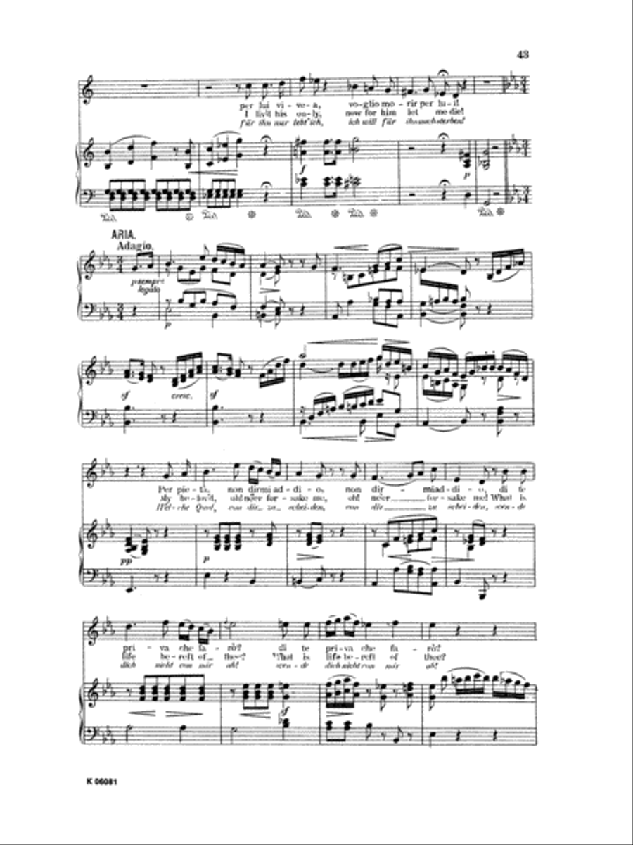 Beethoven: Songs (Complete)-- 66 songs, mostly for Medium Voice (German/English) Medium Voice scores gallery preview page 4