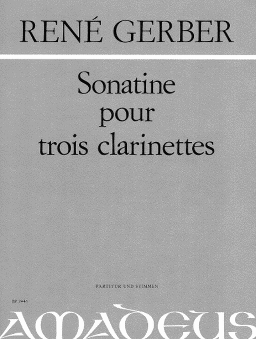 Sonatine pour trois clarinettes (1945)