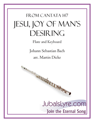 Book cover for Jesu, Joy of Man's Desiring (Flute and Keyboard)