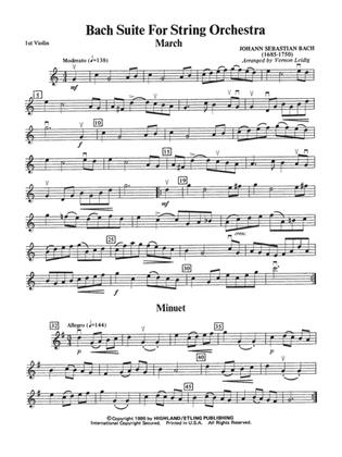 Bach Suite: 1st Violin