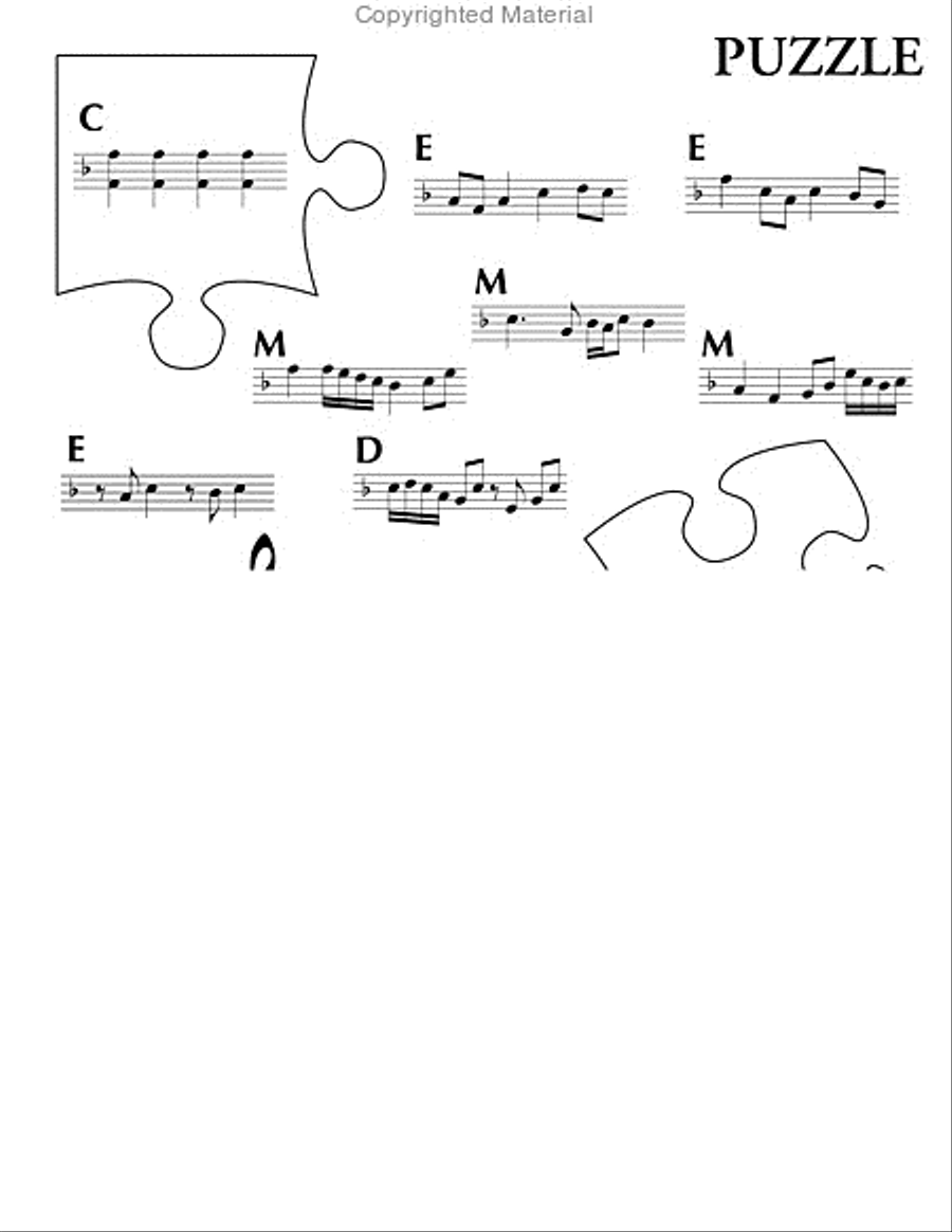 Puzzle Pieces Percussion Ensemble scores gallery preview page 2