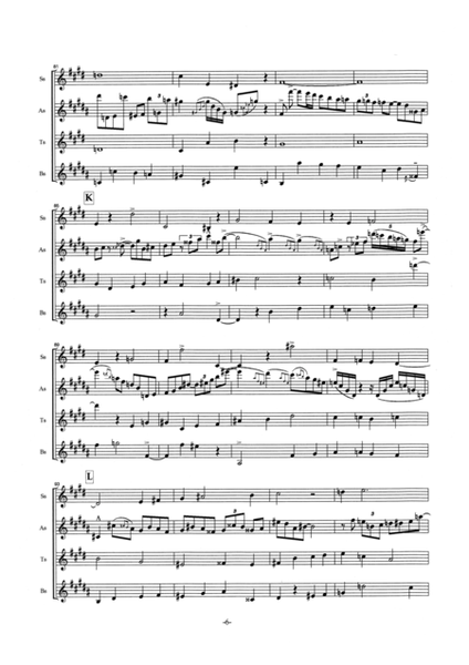 Zzonata for Saxophone Quartet - score