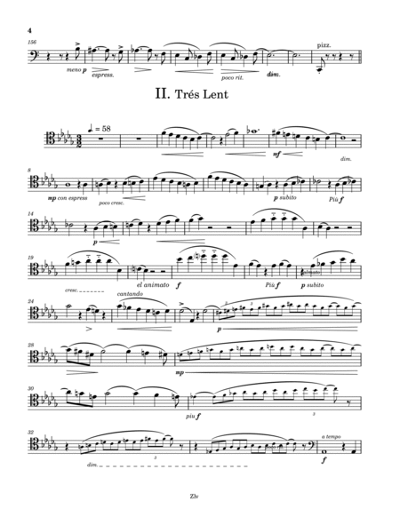 Sonata pour Piano et Violoncelle, in F major, Cello Part