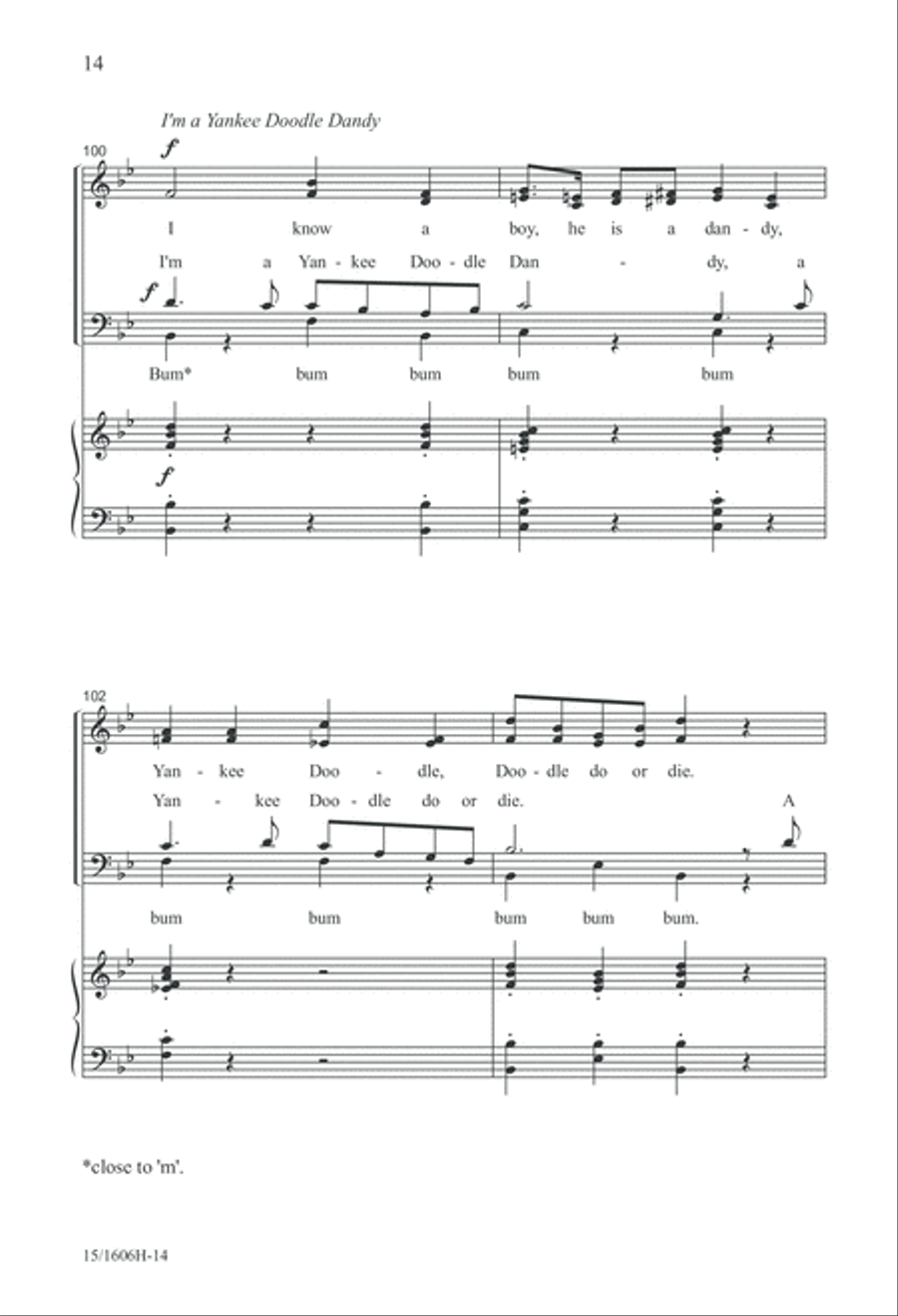 A Patriotic Salute 4-Part scores gallery preview page 14