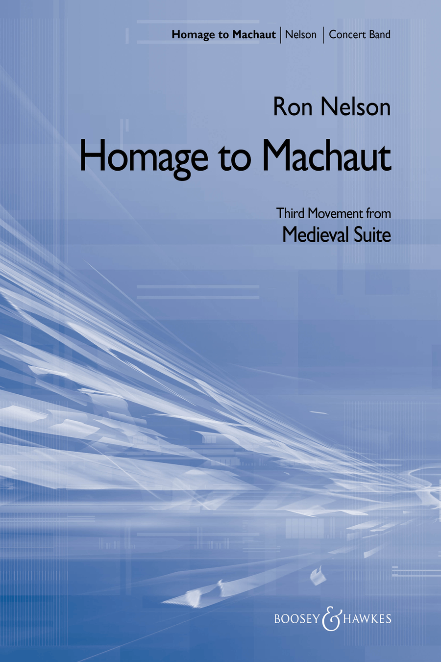 Homage to Machaut Concert Band scores gallery preview page 1