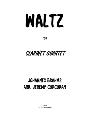 Book cover for Waltz for Clarinet Quartet